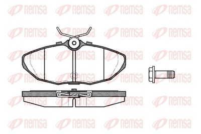 Brake Pad Set, disc brake REMSA 0732.10