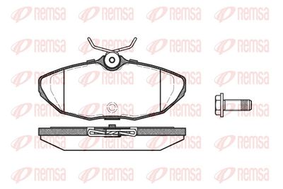 Brake Pad Set, disc brake REMSA 0732.00