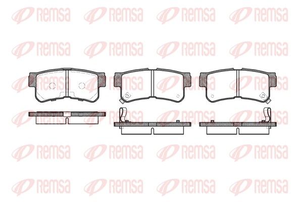 REMSA 0746.22 Brake Pad Set, disc brake