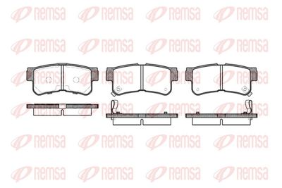 Brake Pad Set, disc brake REMSA 0746.22