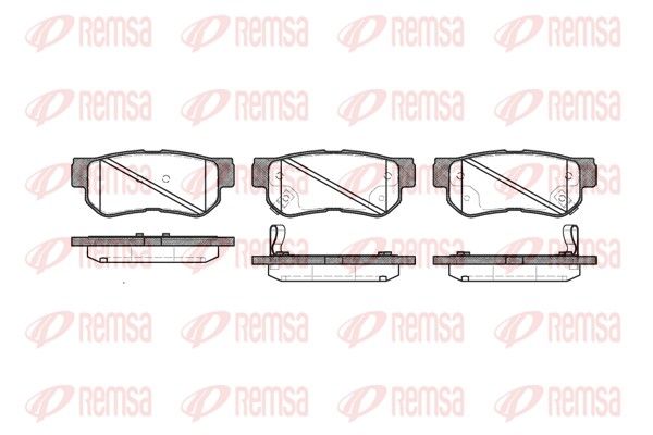 REMSA 0746.32 Brake Pad Set, disc brake
