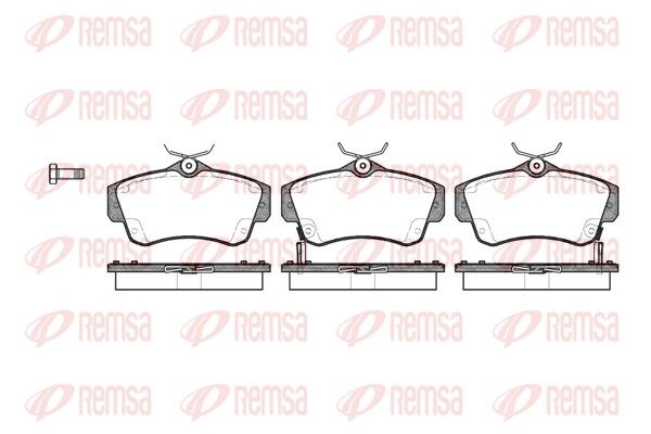 REMSA 0753.02 Brake Pad Set, disc brake