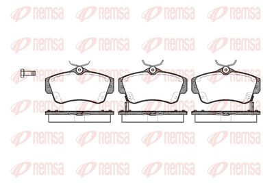 Brake Pad Set, disc brake REMSA 0753.02