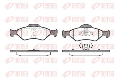 Brake Pad Set, disc brake REMSA 0765.00