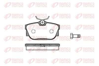 Brake Pad Set, disc brake REMSA 0767.00