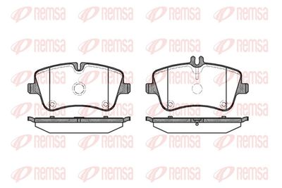 Brake Pad Set, disc brake REMSA 0768.00