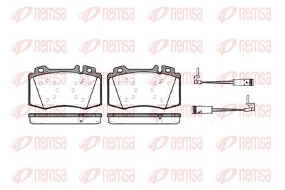 Brake Pad Set, disc brake REMSA 0769.02