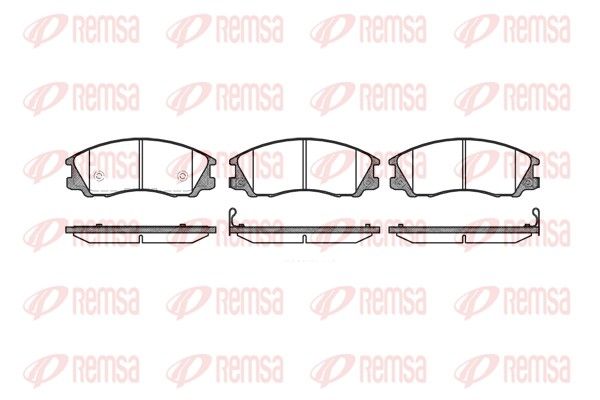 REMSA 0771.32 Brake Pad Set, disc brake