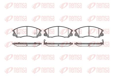Brake Pad Set, disc brake REMSA 0771.32