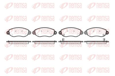 Brake Pad Set, disc brake REMSA 0772.02