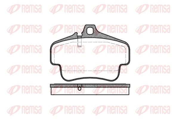 REMSA 0773.00 Brake Pad Set, disc brake