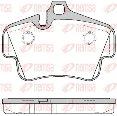 REMSA 0773.30 Brake Pad Set, disc brake
