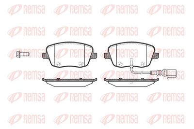 Brake Pad Set, disc brake REMSA 0775.01