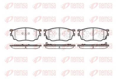 Brake Pad Set, disc brake REMSA 0800.12