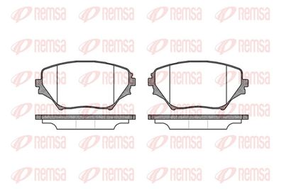 Brake Pad Set, disc brake REMSA 0813.00