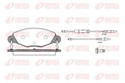 Brake Pad Set, disc brake REMSA 0827.04
