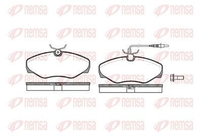 Brake Pad Set, disc brake REMSA 0834.01