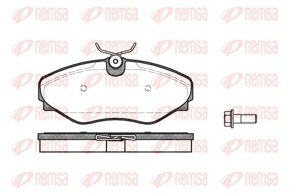 REMSA 0834.20 Brake Pad Set, disc brake