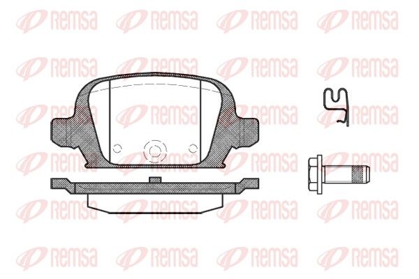 REMSA 0835.02 Brake Pad Set, disc brake