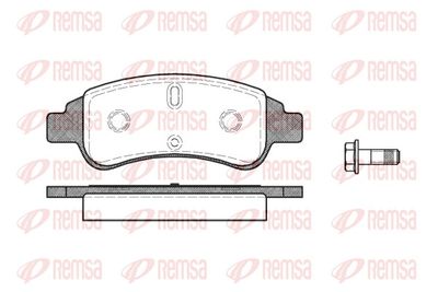 Brake Pad Set, disc brake REMSA 0840.30