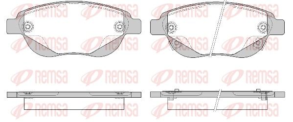REMSA 0841.02 Brake Pad Set, disc brake