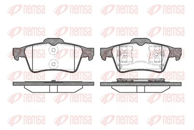 Brake Pad Set, disc brake REMSA 0842.00