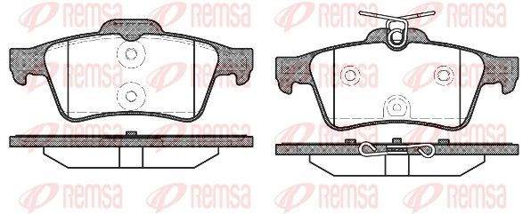 REMSA 0842.40 Brake Pad Set, disc brake