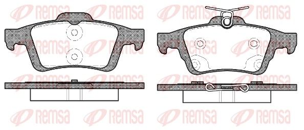 REMSA 0842.70 Brake Pad Set, disc brake