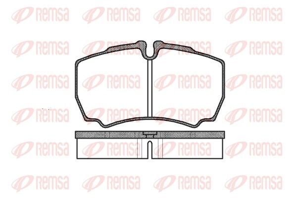 REMSA 0849.00 Brake Pad Set, disc brake