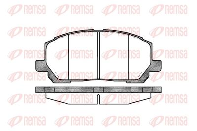 Brake Pad Set, disc brake REMSA 0855.00