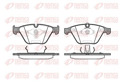 Brake Pad Set, disc brake REMSA 0857.00