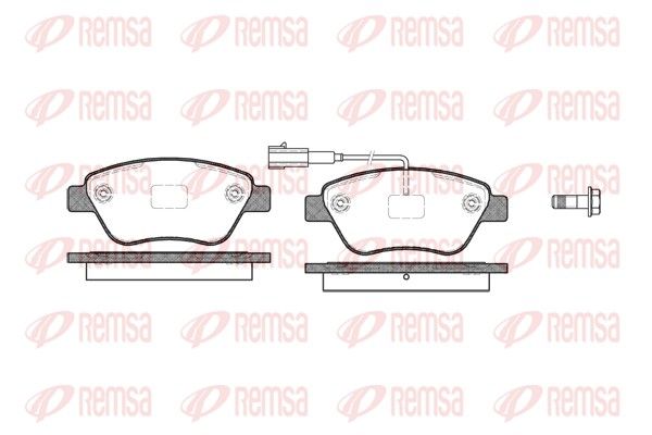 REMSA 0858.11 Brake Pad Set, disc brake
