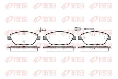 Brake Pad Set, disc brake REMSA 0859.01