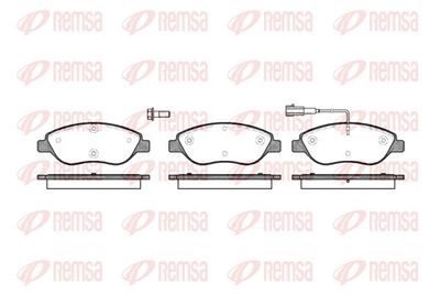 Brake Pad Set, disc brake REMSA 0860.01