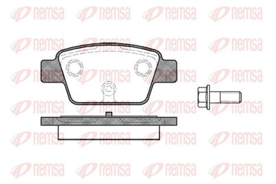 Brake Pad Set, disc brake REMSA 0861.00