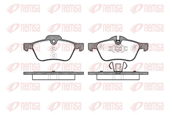REMSA 0864.00 Brake Pad Set, disc brake