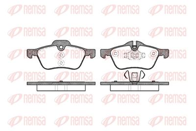 Brake Pad Set, disc brake REMSA 0864.00