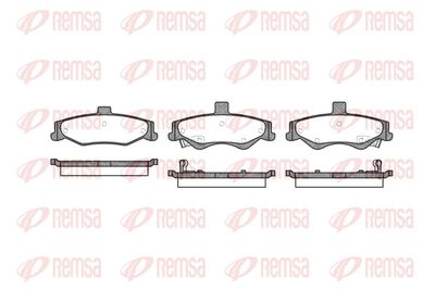 Brake Pad Set, disc brake REMSA 0865.02