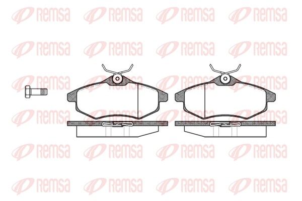 REMSA 0881.00 Brake Pad Set, disc brake