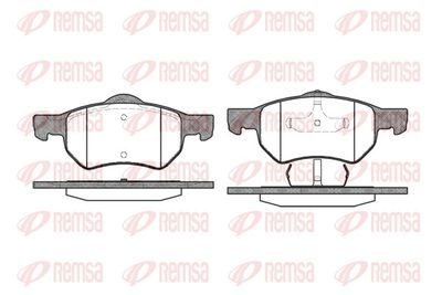 Brake Pad Set, disc brake REMSA 0882.00