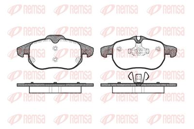 Brake Pad Set, disc brake REMSA 0888.00