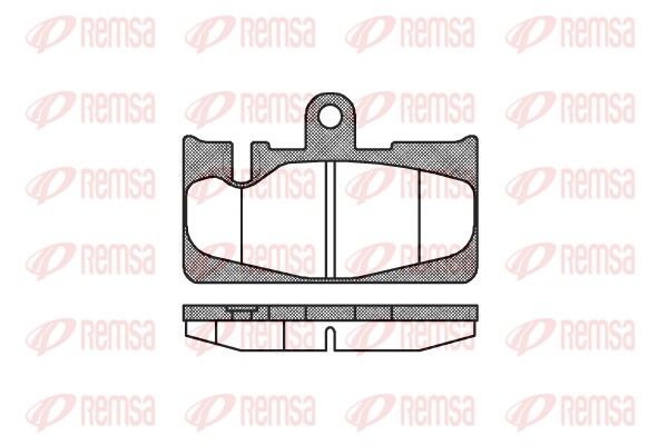REMSA 0889.00 Brake Pad Set, disc brake