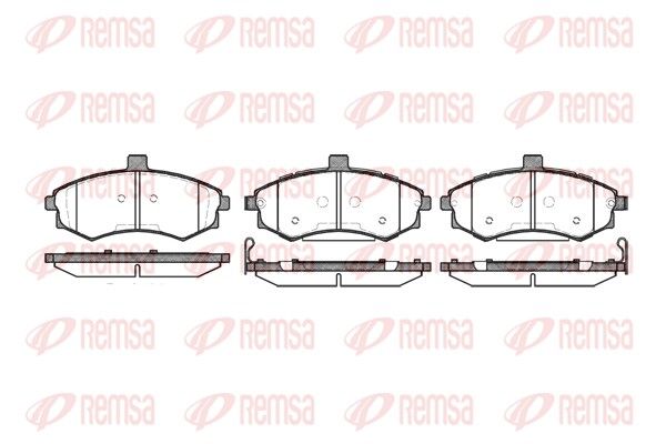 REMSA 0893.02 Brake Pad Set, disc brake