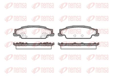 Brake Pad Set, disc brake REMSA 0952.02