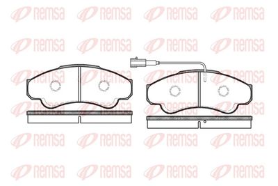 Brake Pad Set, disc brake REMSA 0959.01