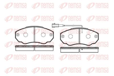 Brake Pad Set, disc brake REMSA 0960.01