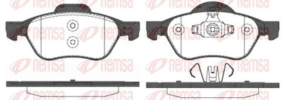 Brake Pad Set, disc brake REMSA 0962.10