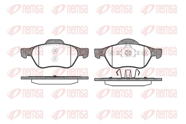 REMSA 0962.00 Brake Pad Set, disc brake