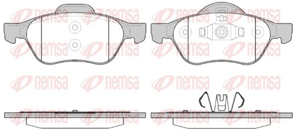 REMSA 0962.40 Brake Pad Set, disc brake