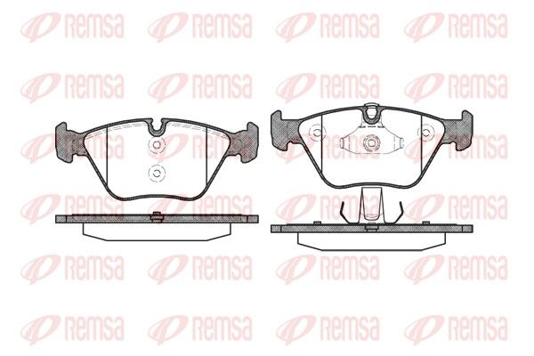 REMSA 0963.10 Brake Pad Set, disc brake